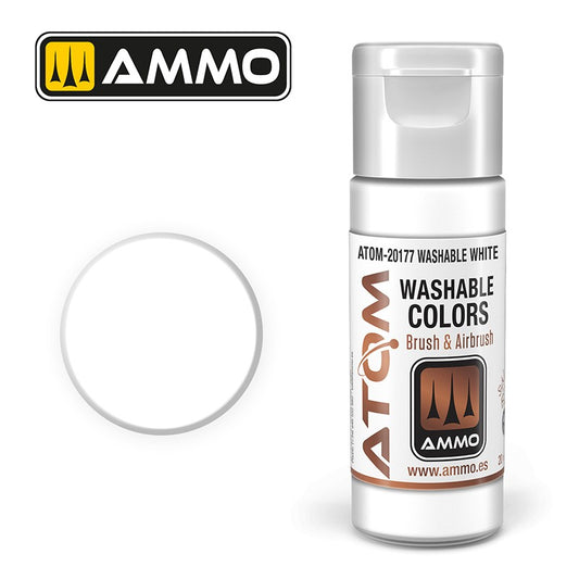 Ammo by MIG - Atom Color - Washable - White 20ml