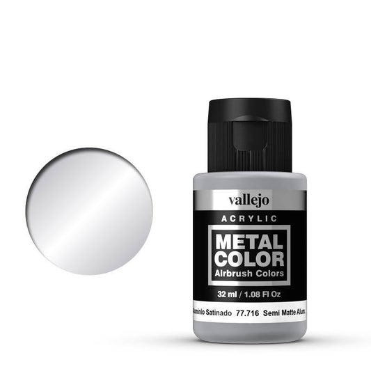 Vallejo - Metal Colour - Semi Matte Aluminium 32ml