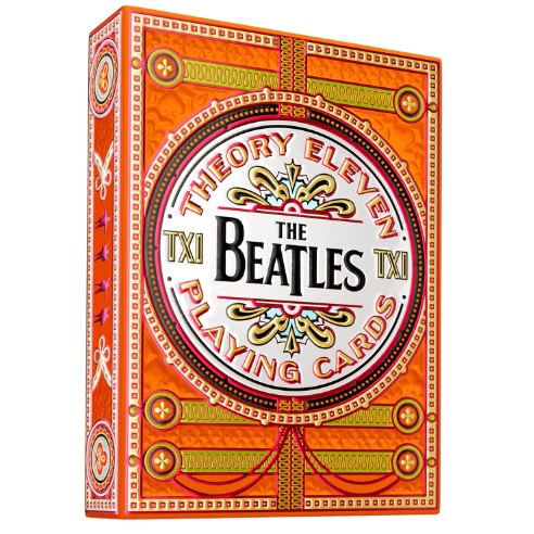 Theory 11 - The Beatles Orange Playing Cards