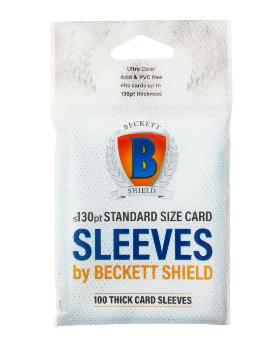 Beckett Shield: Card Sleeves – Standard Size – Thick