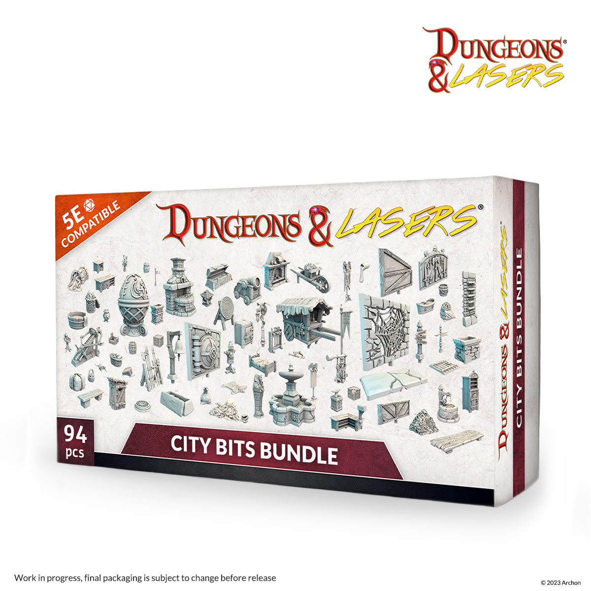 Dungeons & Lasers: Expansion Bits - City Bits Bundle