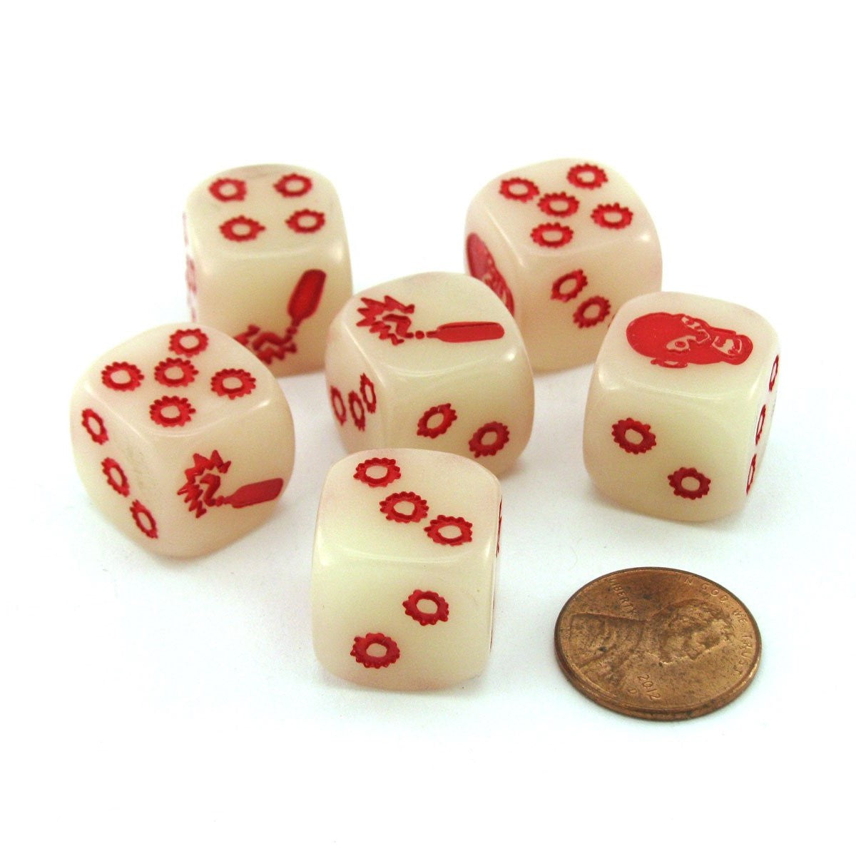 Zombicide: Glow in the Dark Dice