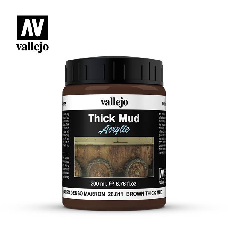 Vallejo - Diorama Effects - Brown Thick Mud 200ml