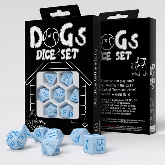 Q Workshop - Dogs Dice Set - Max Dice Set 7