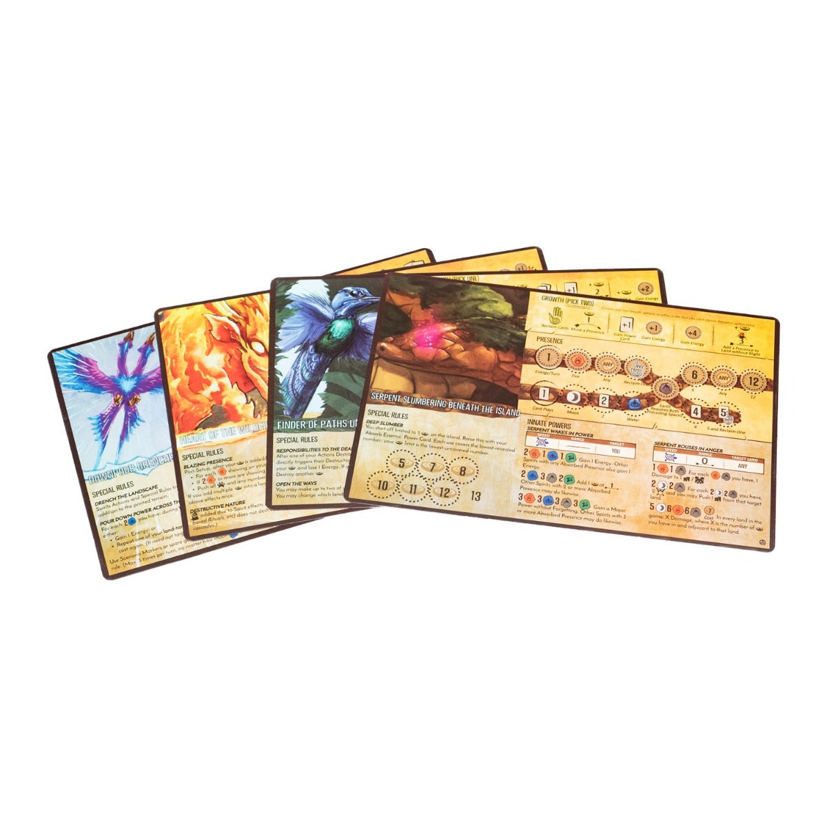 Spirit Island - Feather & Flame Foil Panels