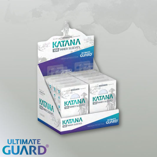 Ultimate Guard: Japanese Size Sleeves – Katana Precise-Fit Inner Sleeves – Transparent