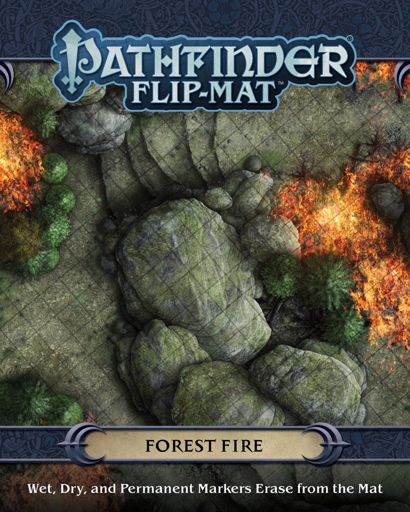Pathfinder Accessories: Flip-Mat: Forest Fire