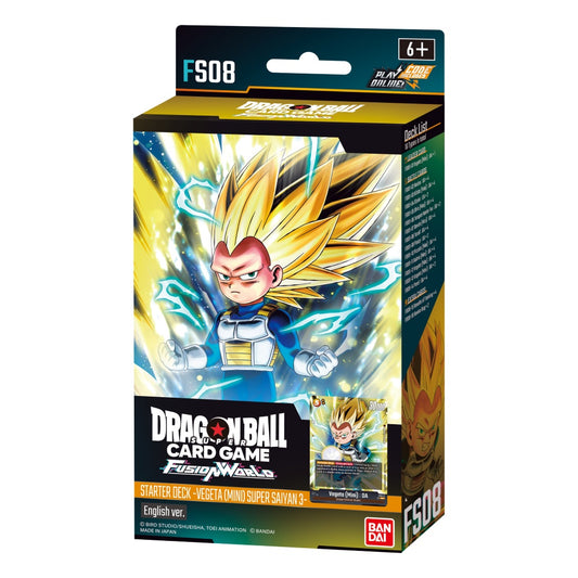 Dragon Ball Super Card Game: Fusion World – Starter Deck Display: Vegeta (Mini) Super Saiyan [FS08]