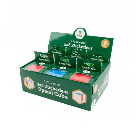 LPG Puzzles Speed Cube 5x5 Display (6) (DISCONTINUED)