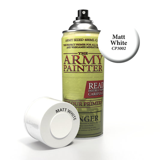 Army Painter Aerosol Spray Primer - Matt White 400ml