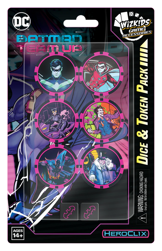 DC Comics Heroclix Batman Team Up Dice and Token Pack