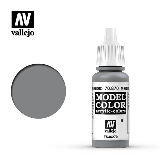 Vallejo Model Colour - Medium Sea Grey 17 ml Old Formulation