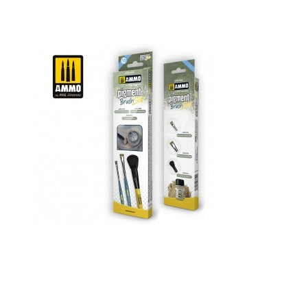 Ammo by MIG -  Brushes - Pigment Brushes Set