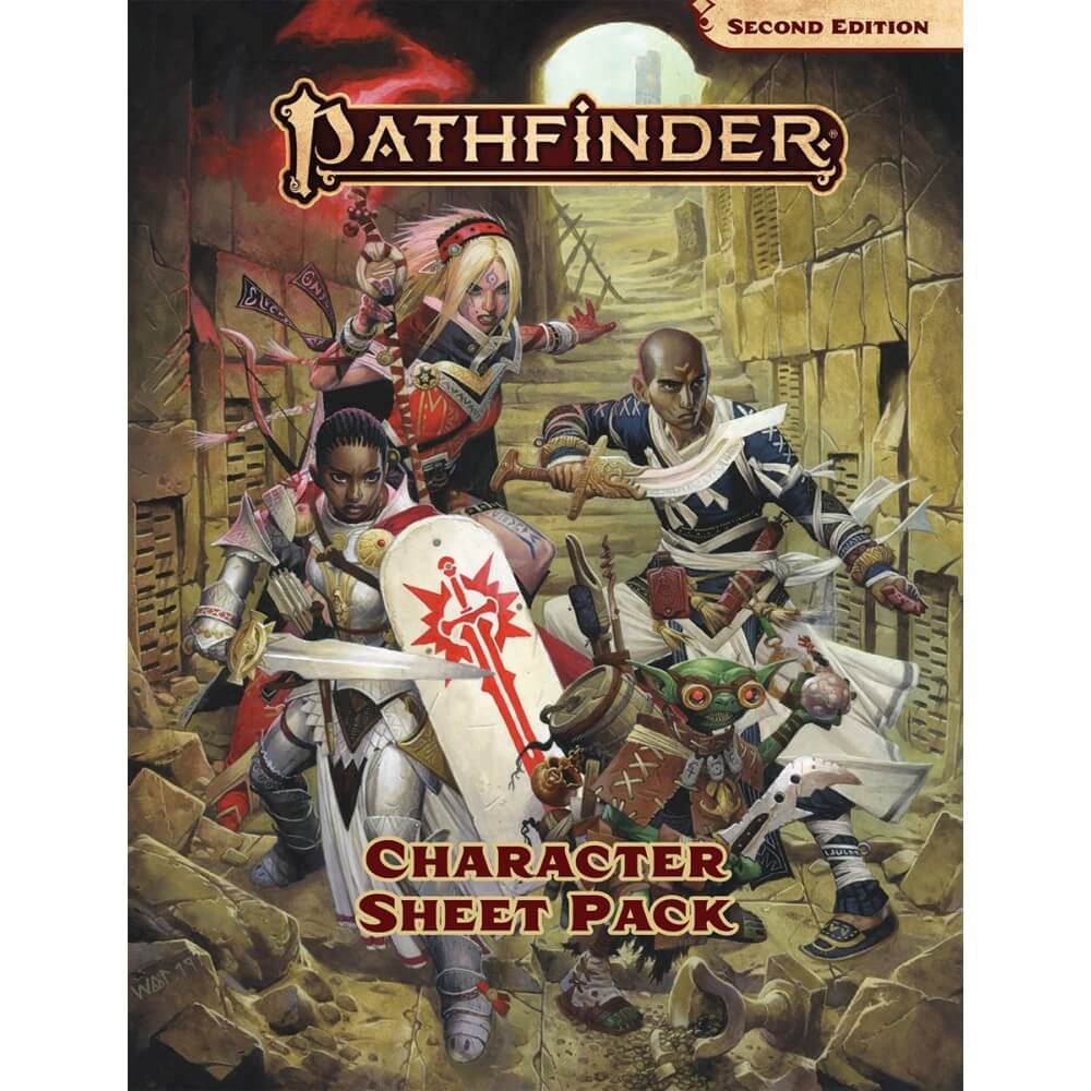 Pathfinder 2nd Edition Accessories: Pathfinder Advanced Player's Guide Character Sheet Pack