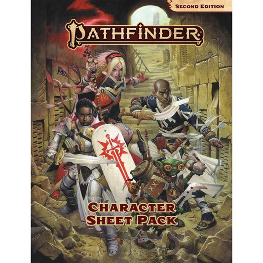 Pathfinder 2nd Edition Accessories: Pathfinder Advanced Player's Guide Character Sheet Pack