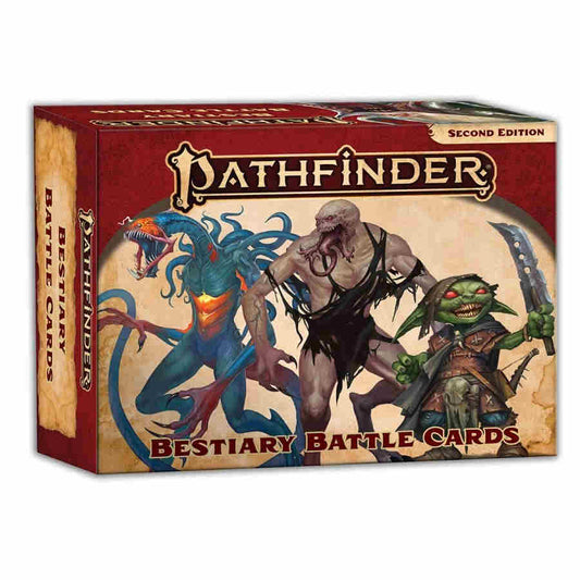 Pathfinder 2nd Edition Accessories: Pathfinder Bestiary 3 Battle Cards