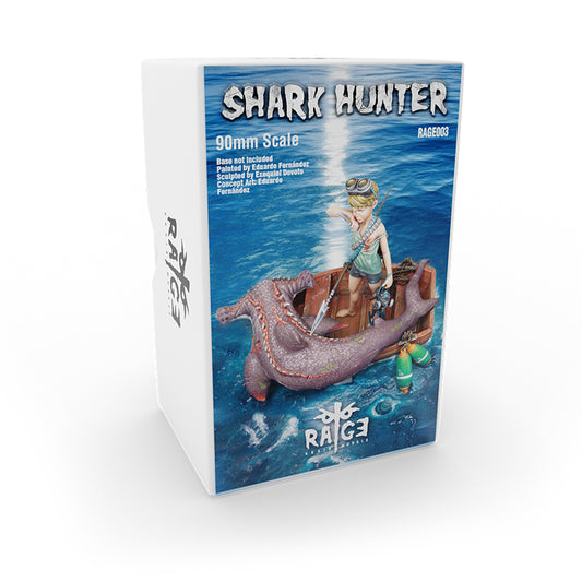 AK Interactive - Resins - Fantasia Latorre - Shark Hunter Resin Figure (90 mm Scale)