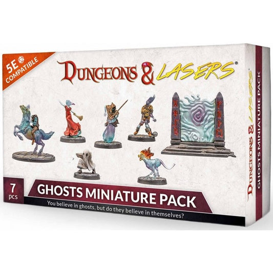 Dungeons & Lasers: Ghosts Miniature Pack Clear Plastc
