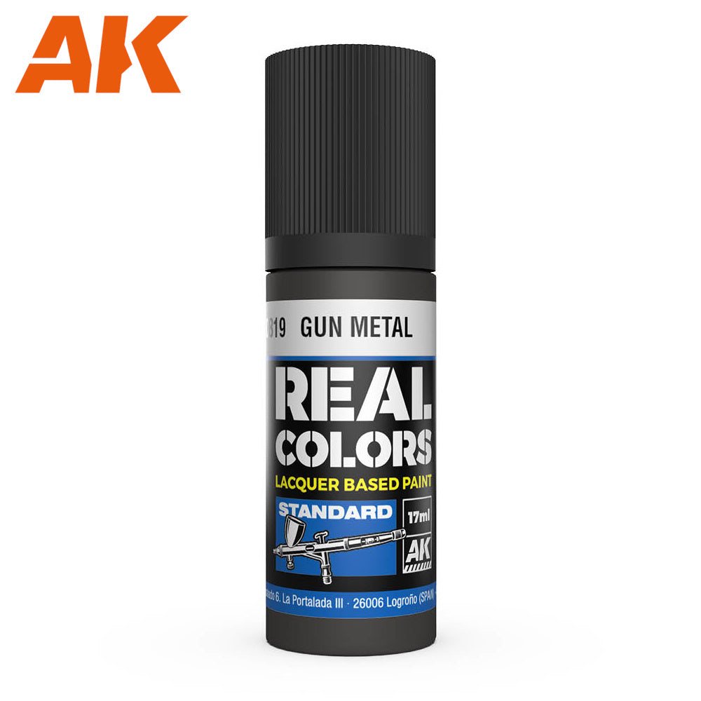 AK Interactive - Real Colours -Gun Metal 17 ml