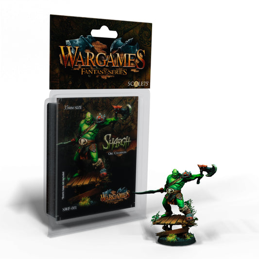 Scale 75 - Figures - Fantasy Wargames - Shargh Orc Champion 35mm