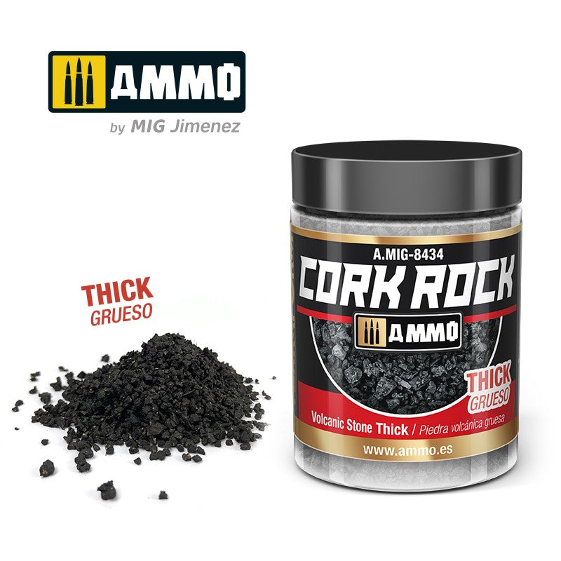 Ammo by MIG -  Dioramas - Terraform Cork Rock - Volcanic Rock Thick 100ml