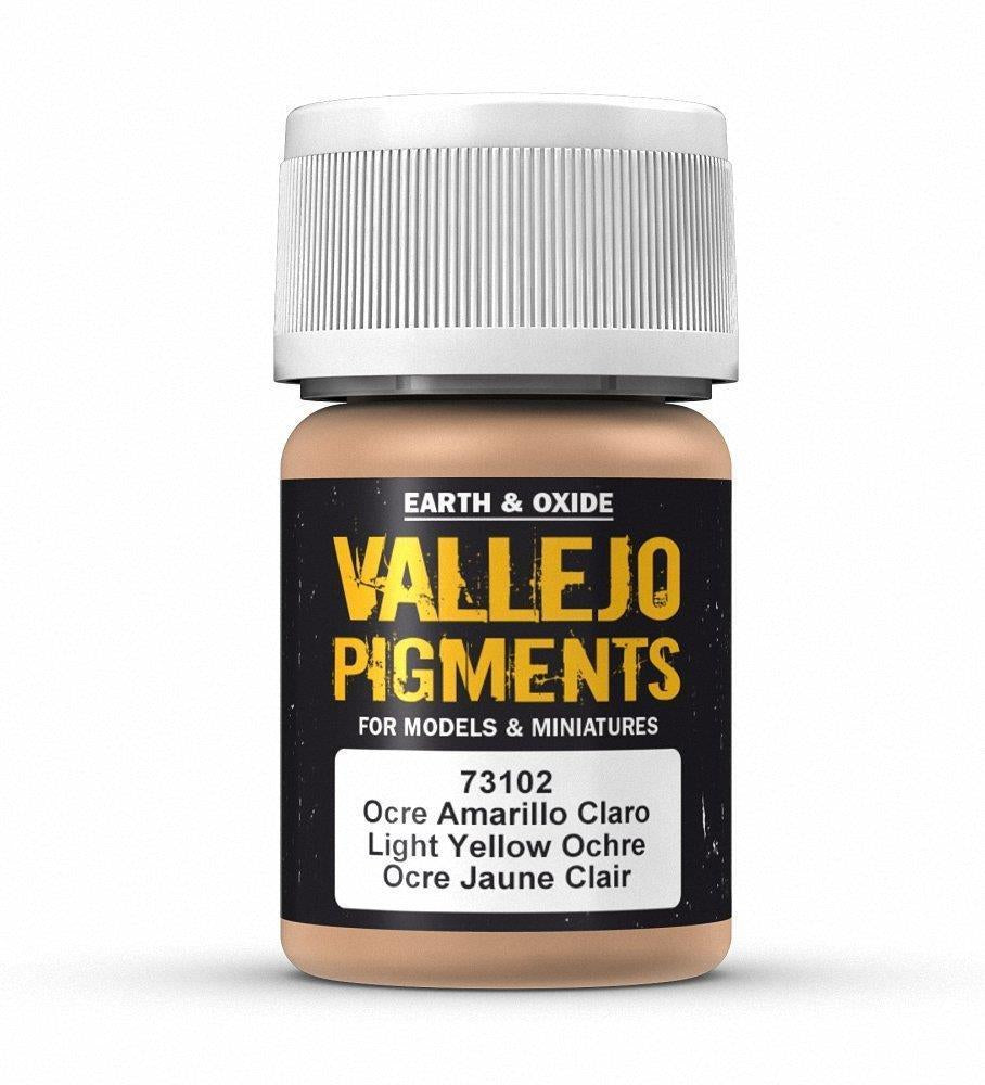 Vallejo - Pigments - Light Yellow Ochre 30 ml