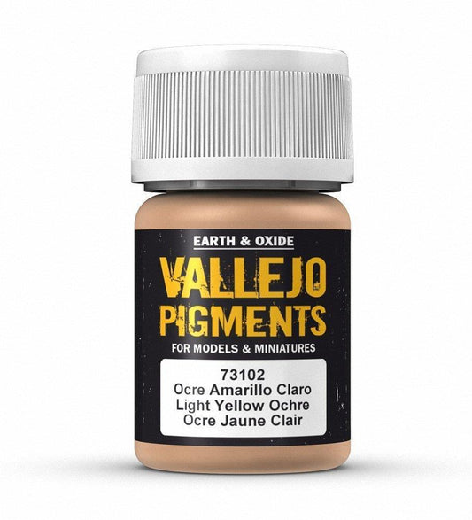 Vallejo - Pigments - Light Yellow Ochre 30 ml