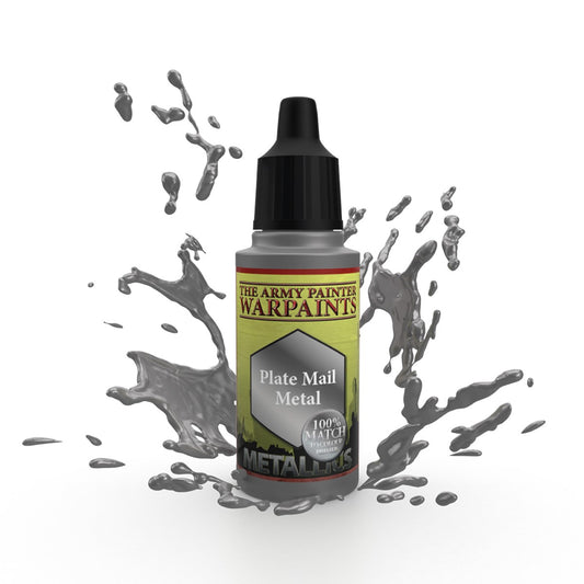 Army Painter - Metallics - Plate Mail Metal Acrylic Paint 18ml