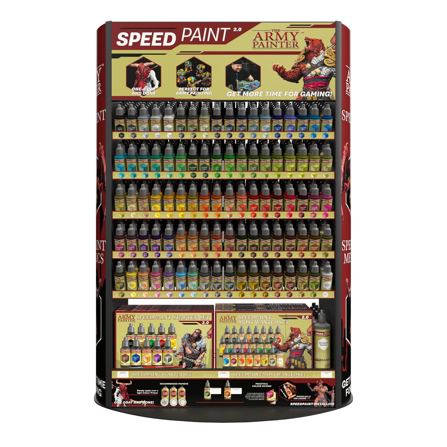 Army Painter - Speedpaint 2.0 - Stand Display (Stand with Stock)